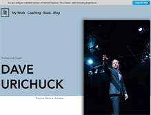 Tablet Screenshot of daveurichuck.com